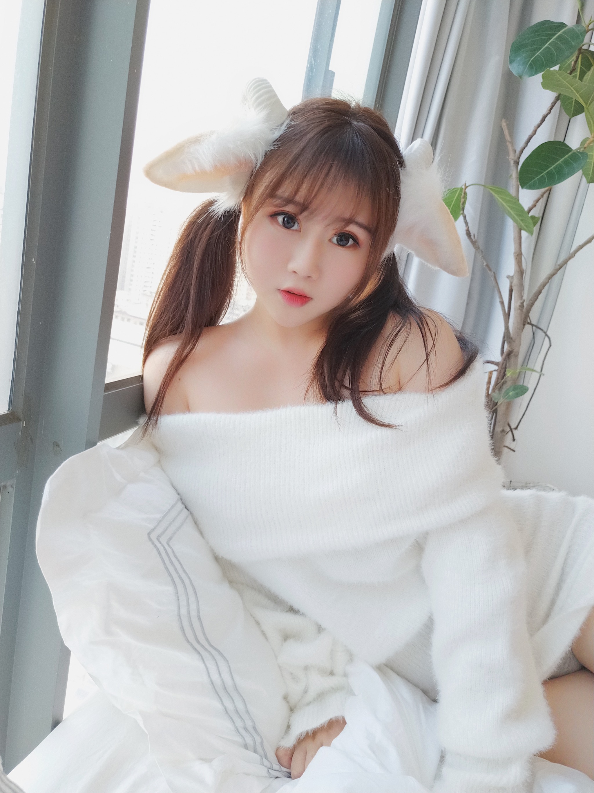 图片[1]-是依酱吖 – NO.013 羊咩咩 [33P]-XikXak